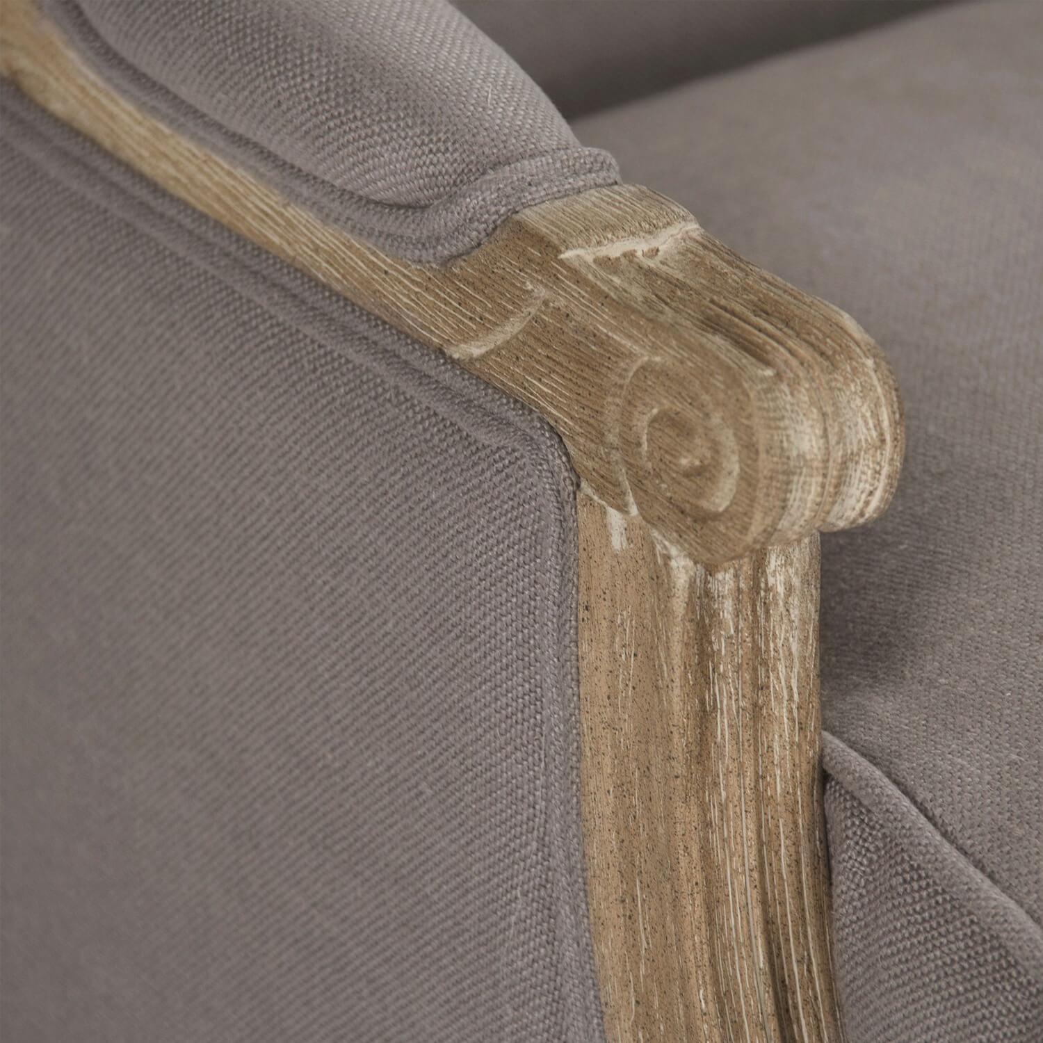 Louis Gray Club Chair - Belle Escape