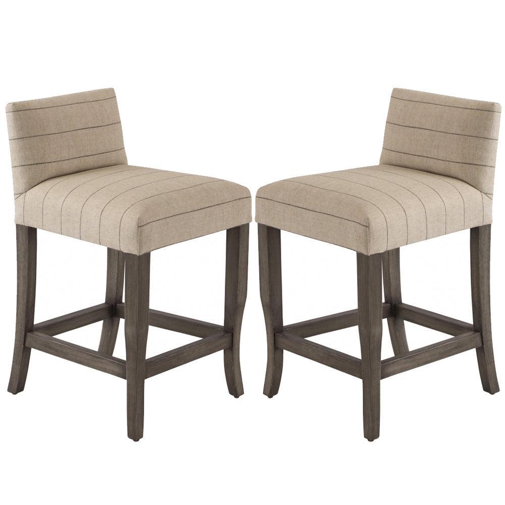 Low Back Upholstered Counter Stool - Belle Escape