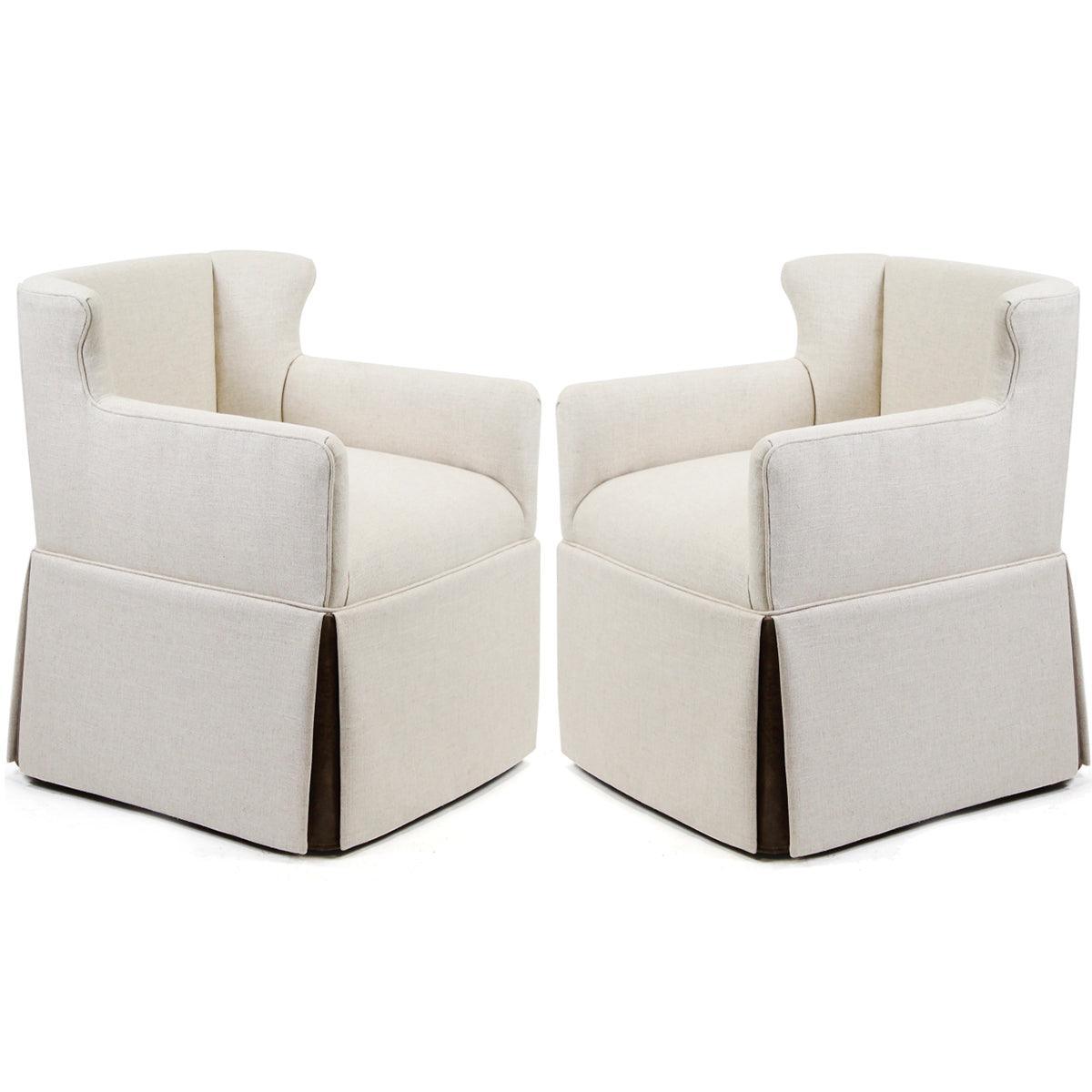 Madeleine Low Back Skirted Dining Chair - Belle Escape