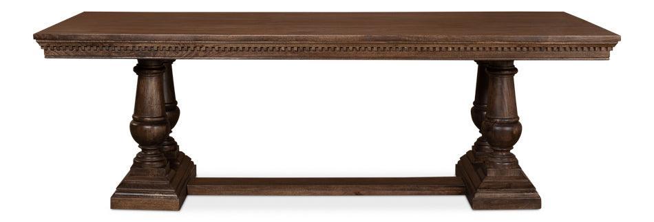 Majestic Manor Double Pedestal Dining Table - Belle Escape