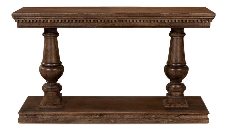 Majestic Manor Pedestal Console Table - Belle Escape