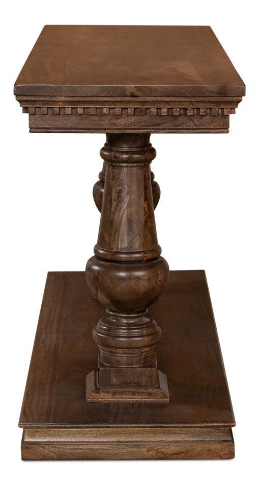 Majestic Manor Pedestal Console Table - Belle Escape