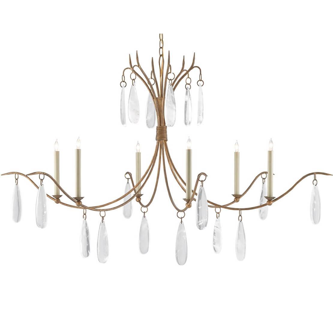 Majesty Contemporary Gold Chandelier - Belle Escape