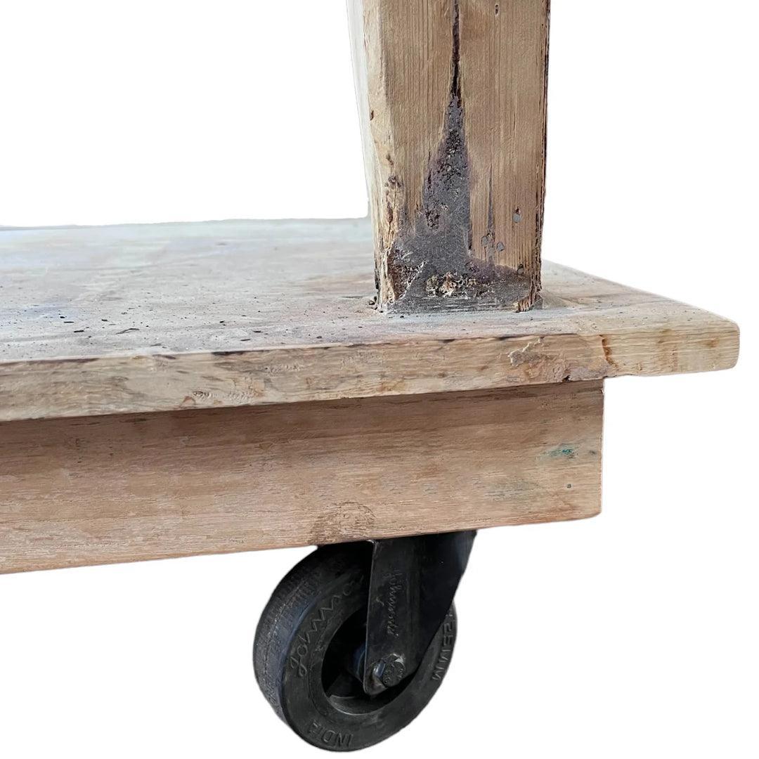 Marble Top Farmhouse Kitchen Island - Belle Escape
