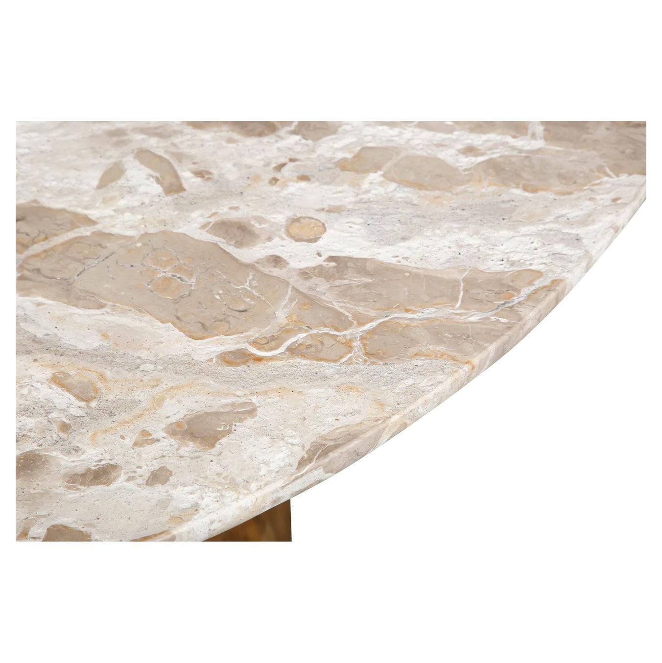 Capri Island Marble Top Dining Table