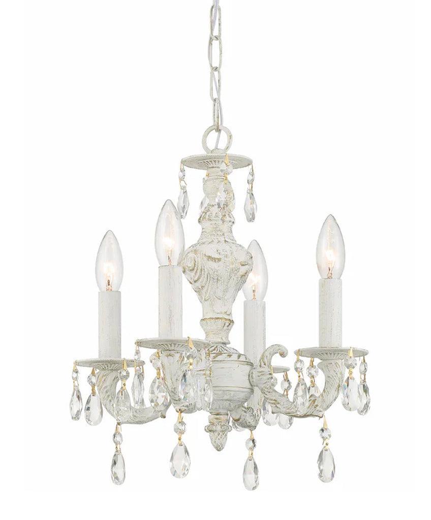 Mini Crystal Shabby Chandelier - Belle Escape