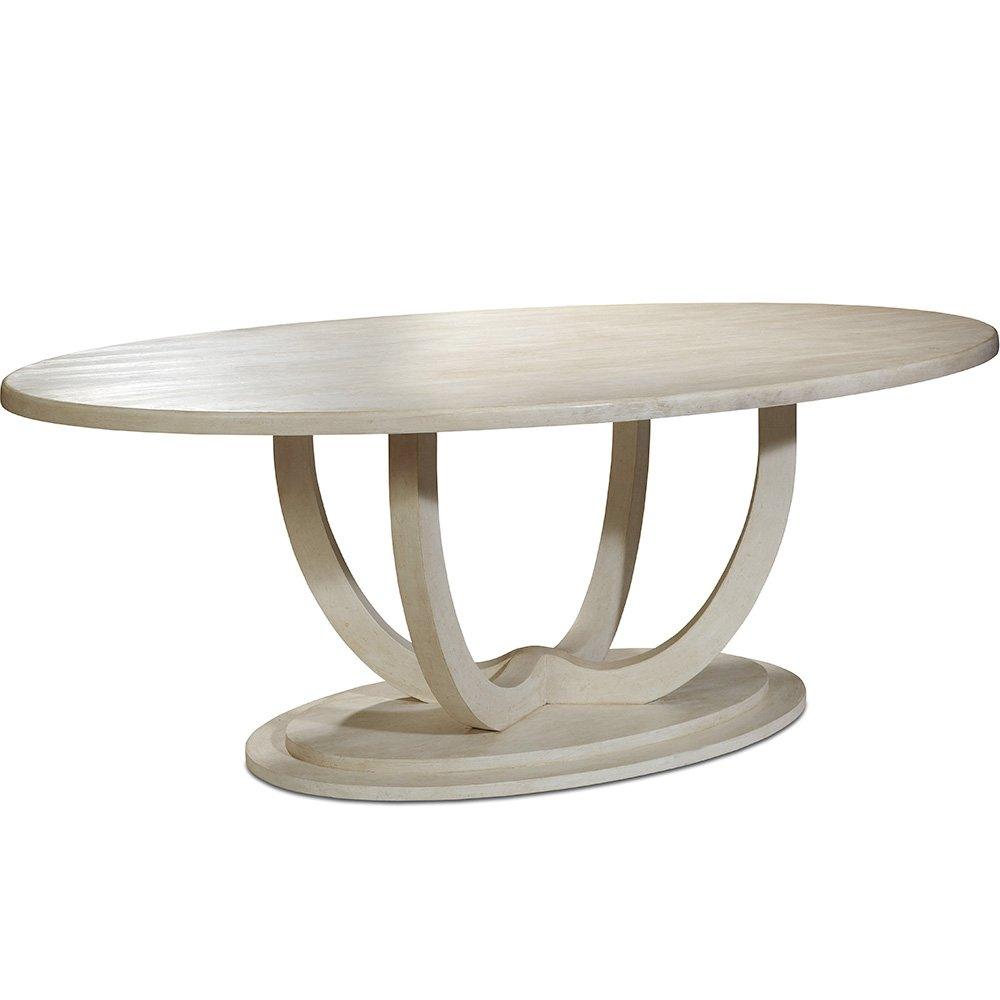 Modern Chic Oval Dining Table - Belle Escape