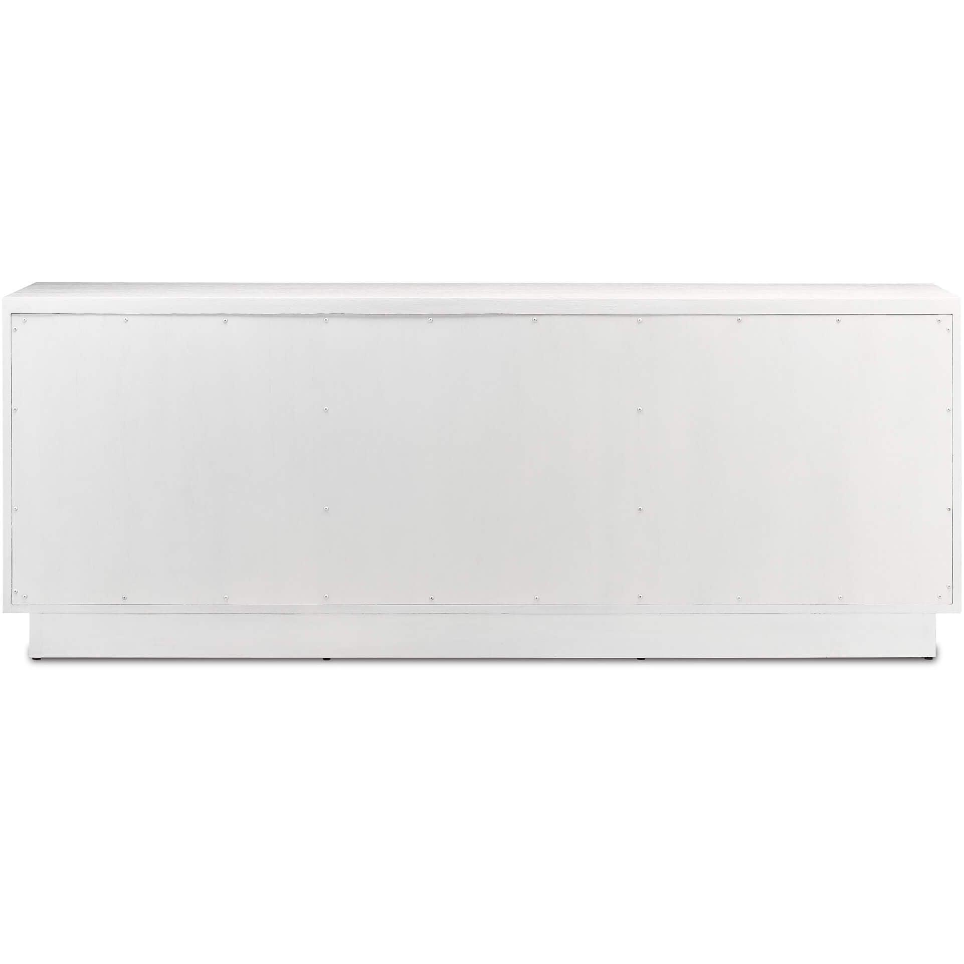 Modern Illusion White Credenza - Belle Escape