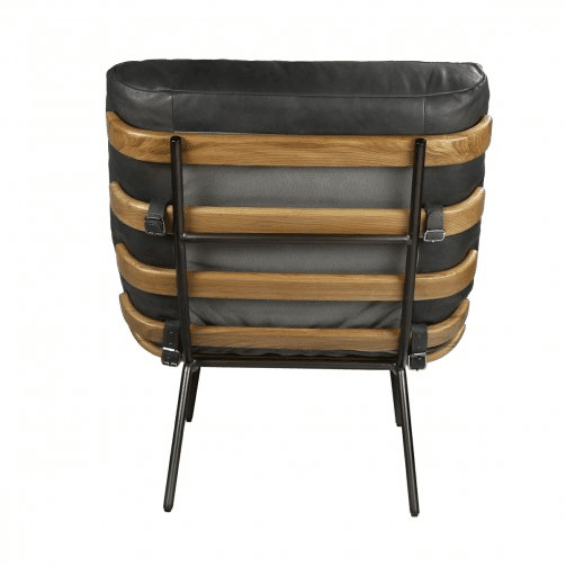 Modern Leather Tufted Lounge Chair - Belle Escape