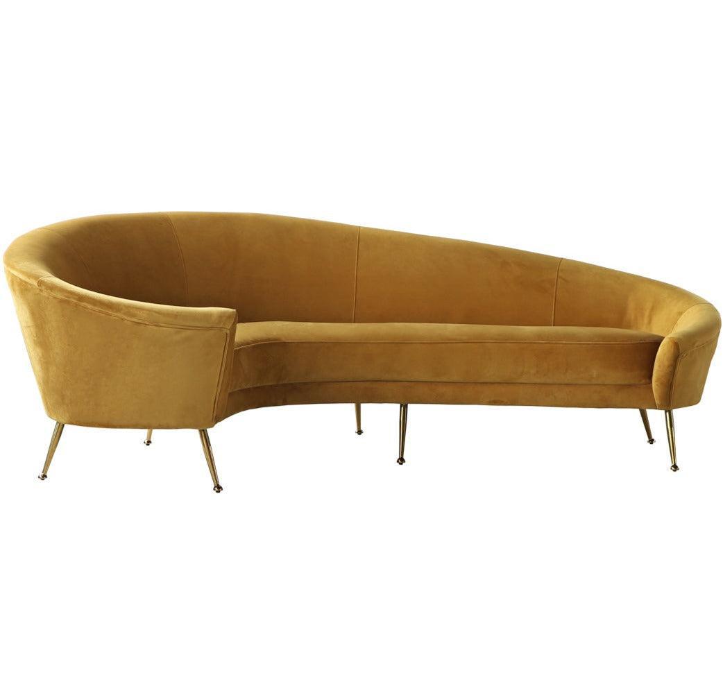 Modern Luxe Dijon Velvet Sofa - Belle Escape
