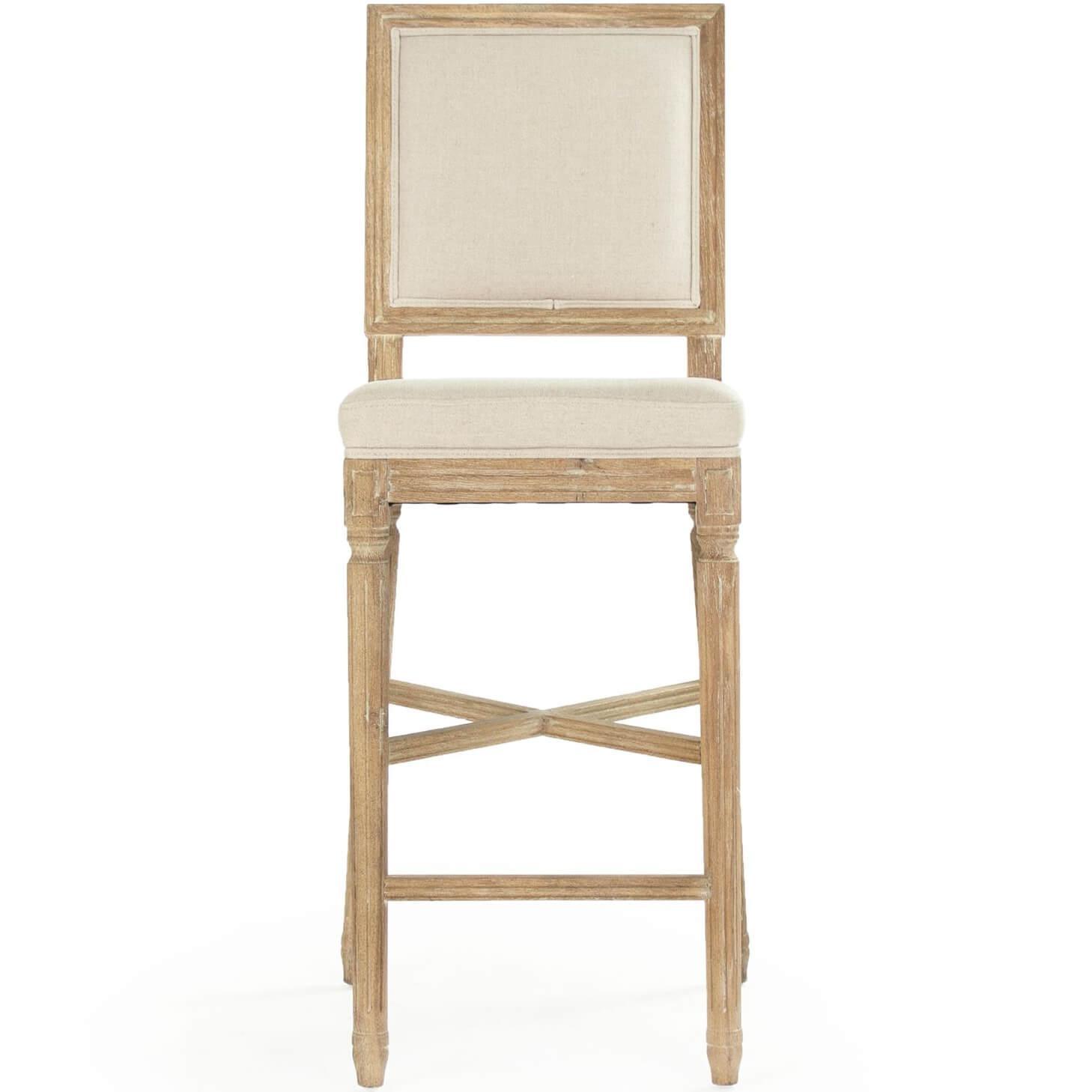 Natural Louis Bar Stools - Belle Escape
