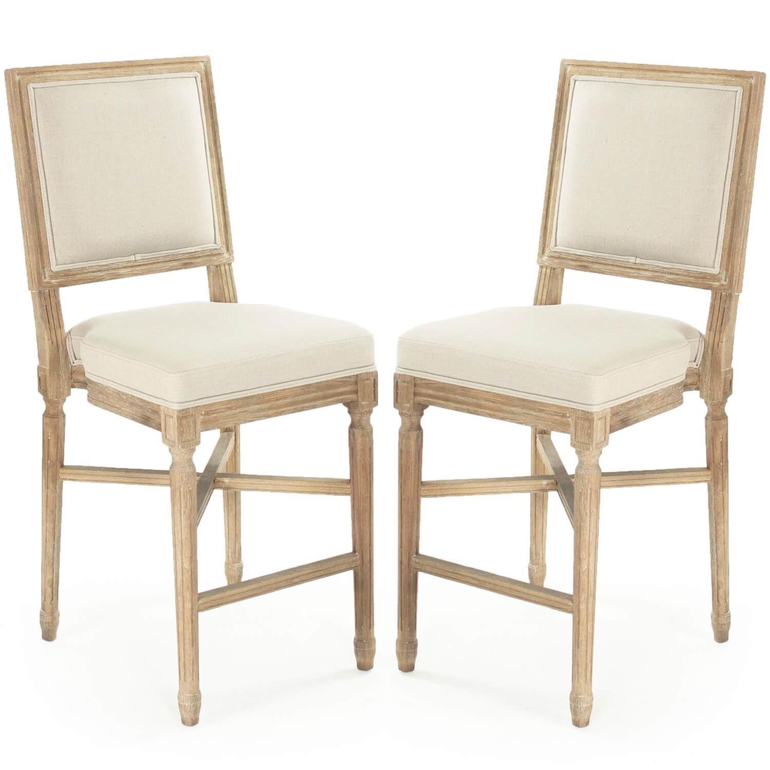 Natural Louis Counter Stools - Belle Escape