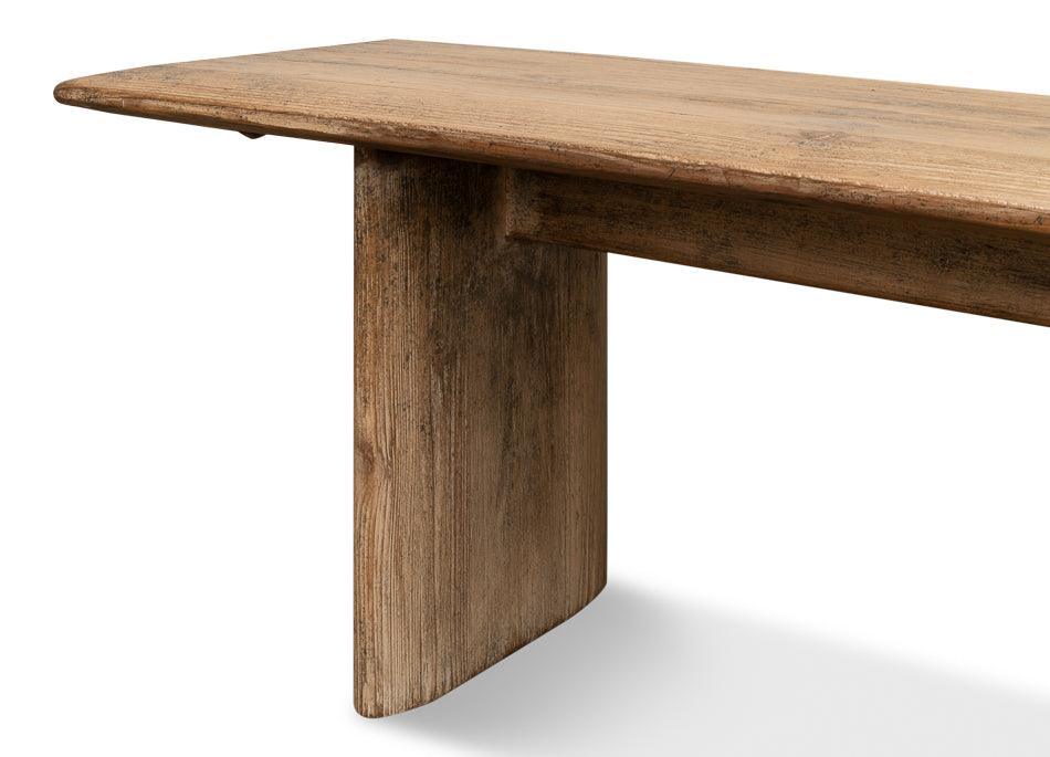 Natural Rustic Manor Bench - Belle Escape