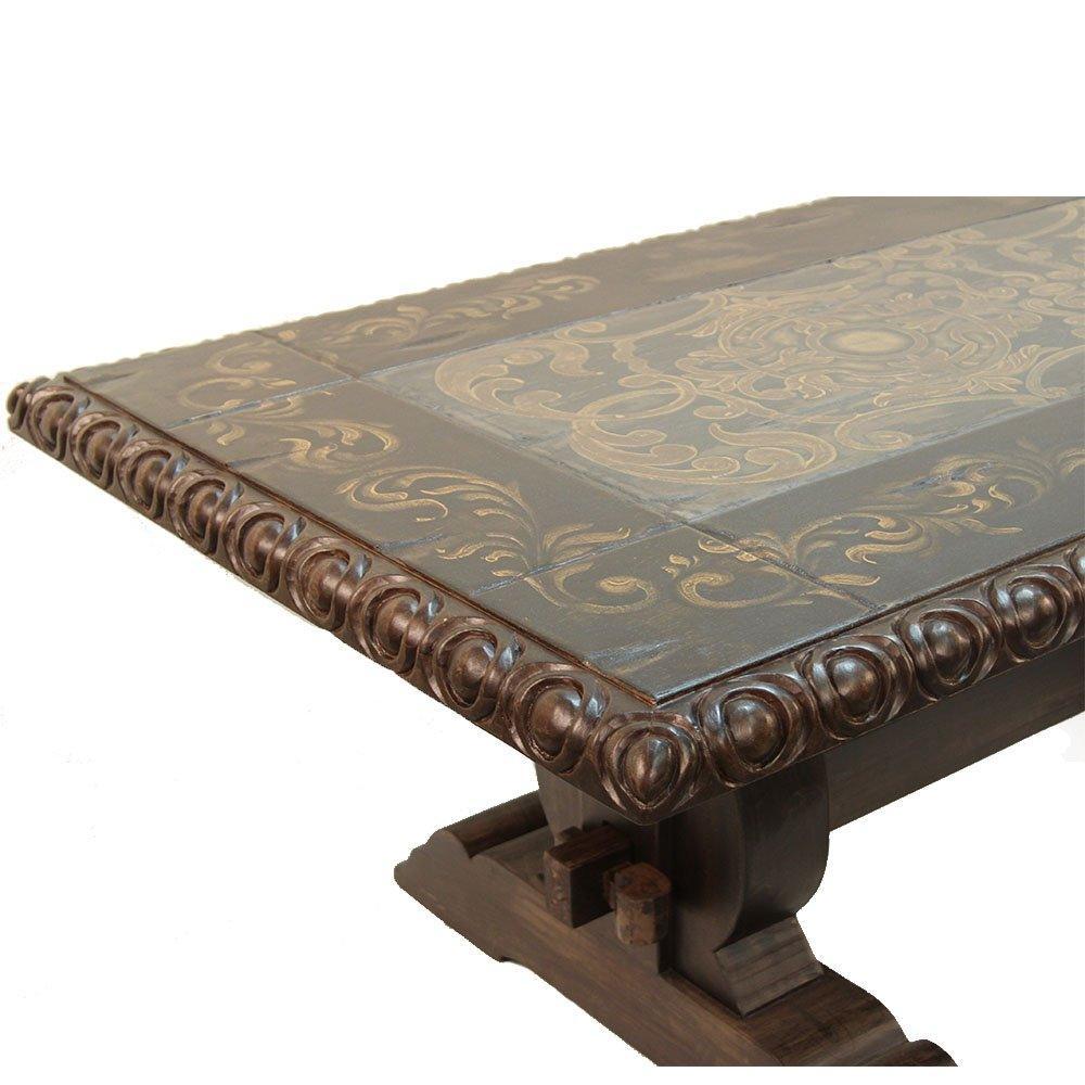 Navarra Painted Scroll Top Table - Belle Escape