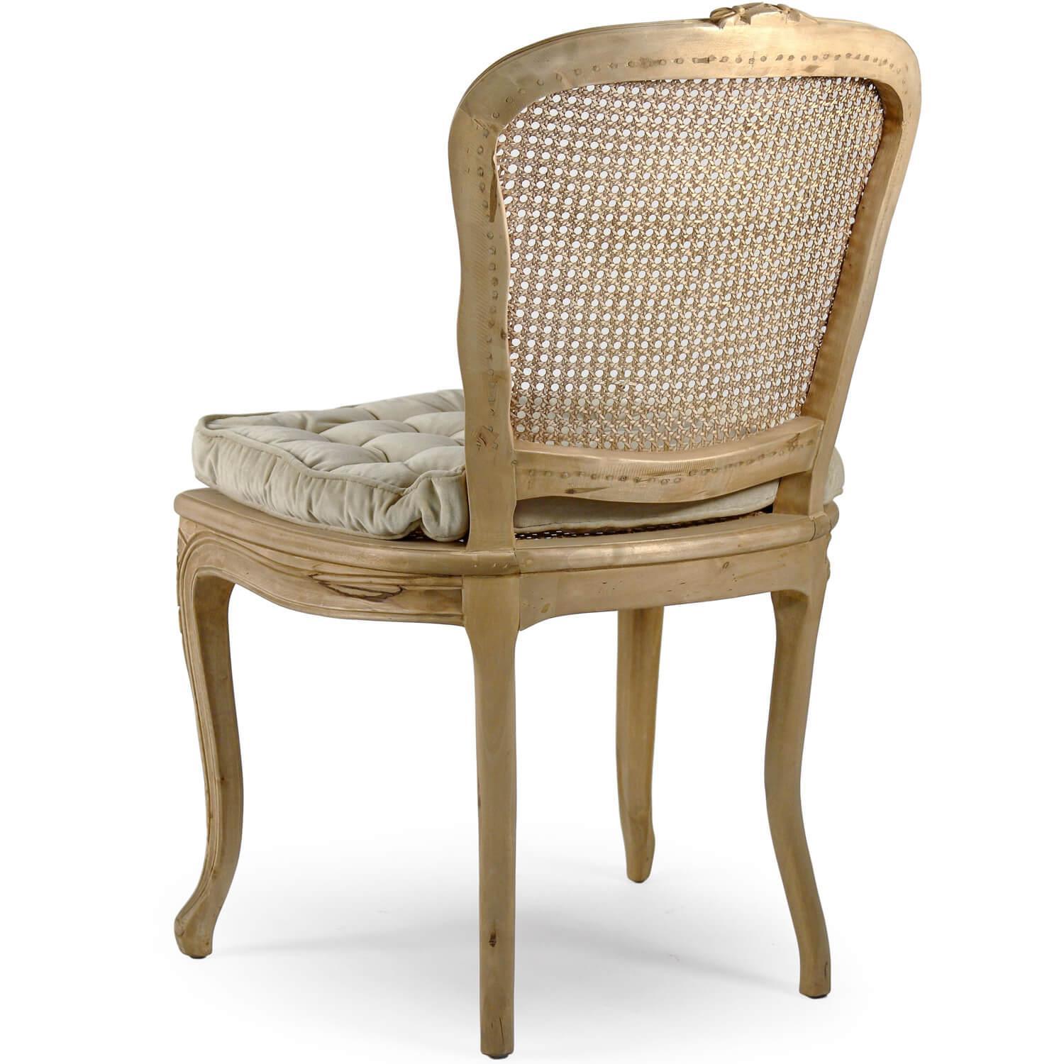 Oak Cane Back Dining Chairs - Pair - Belle Escape