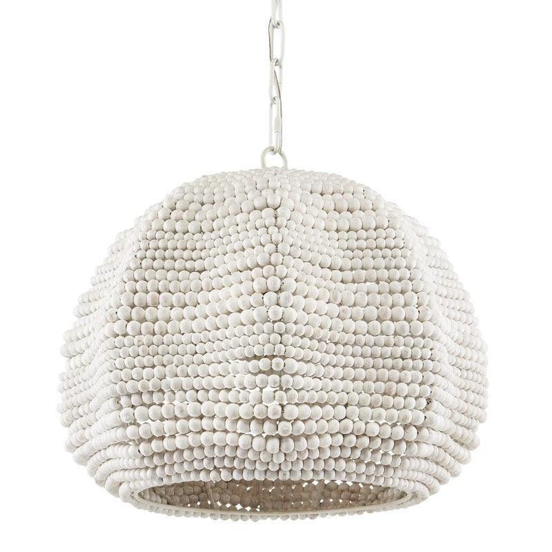 Octavia Whitewash Beads Pendant - Belle Escape