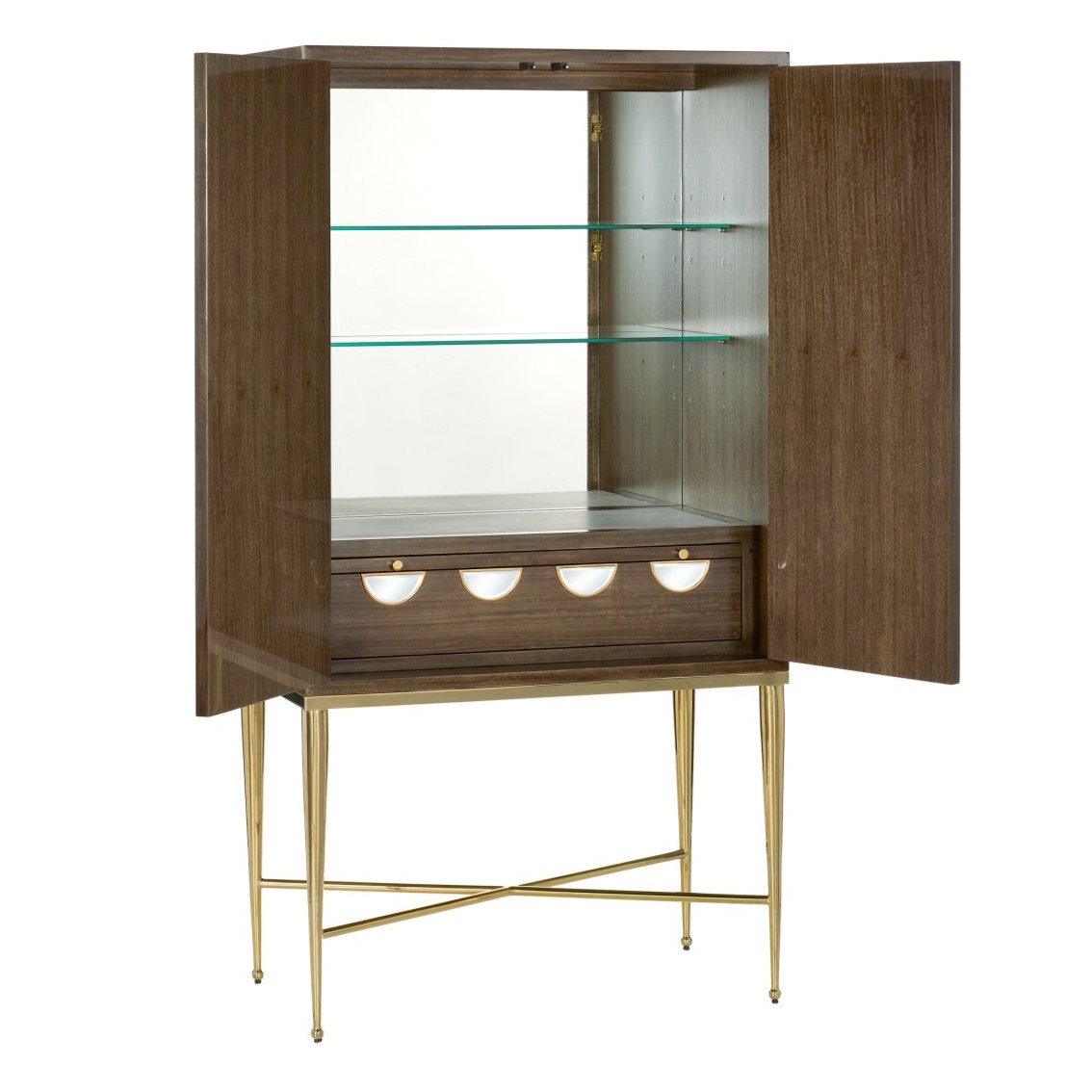 Tawny Brown 2-Door Cabinet