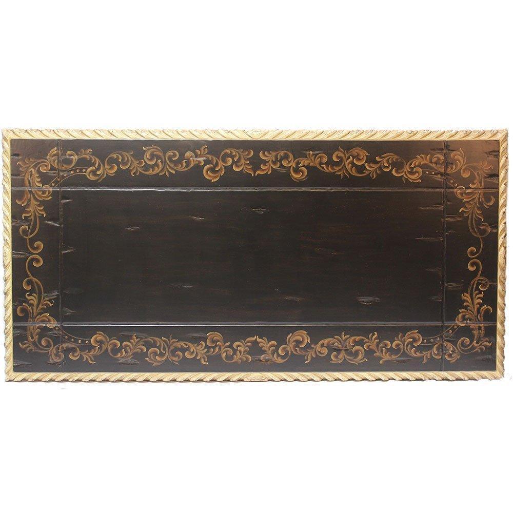 Pamplona Scroll Top Dining Table - Belle Escape