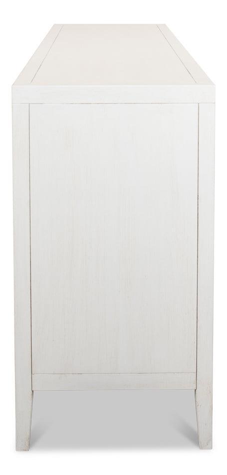 Parisian White Four Door Buffet - Belle Escape