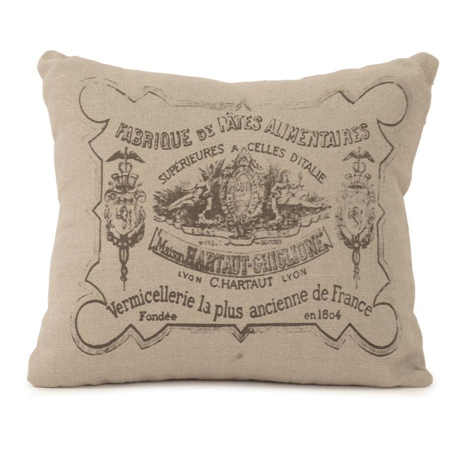 French Design Linen Pillow - Belle Escape
