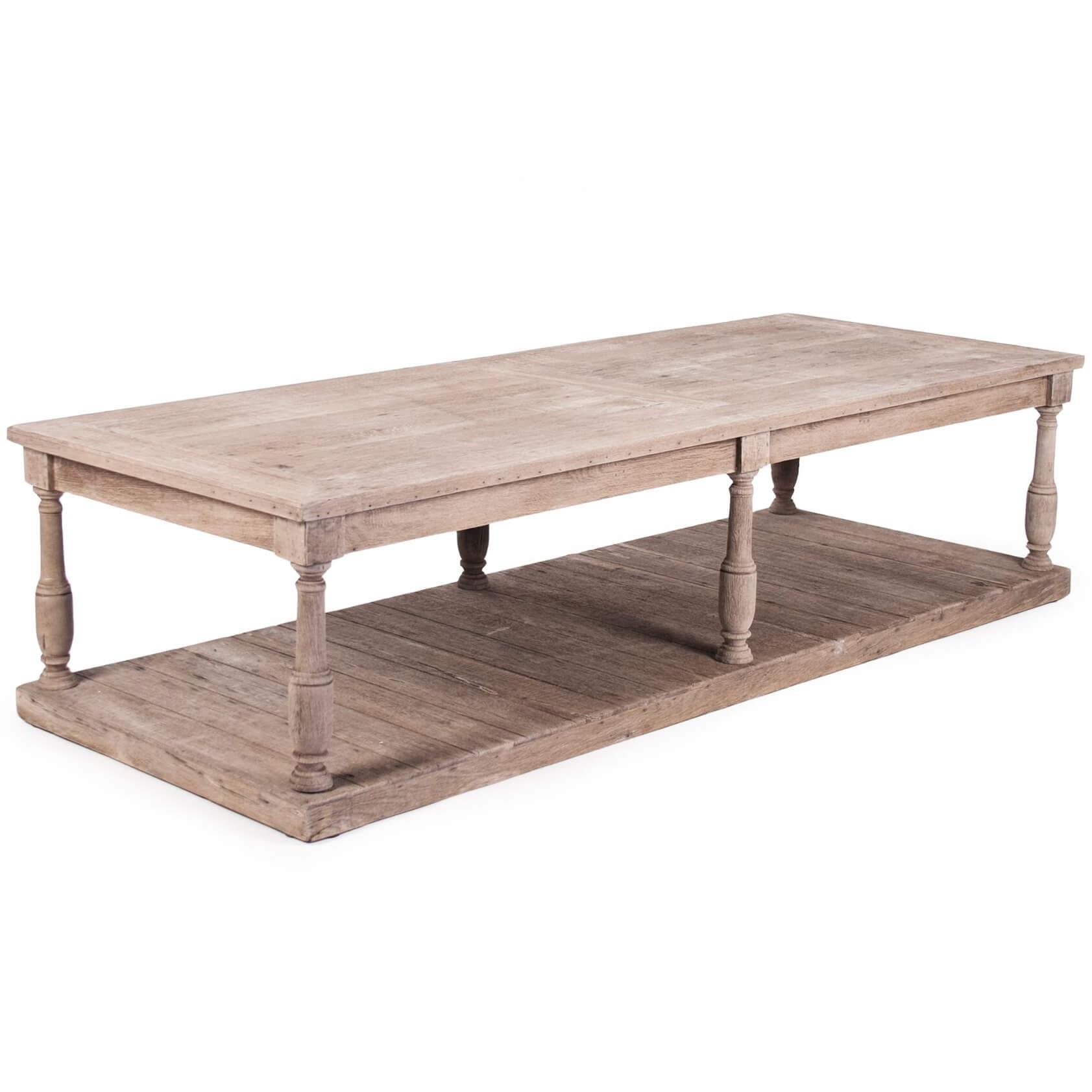 Plank Wood Coffee Table - Belle Escape