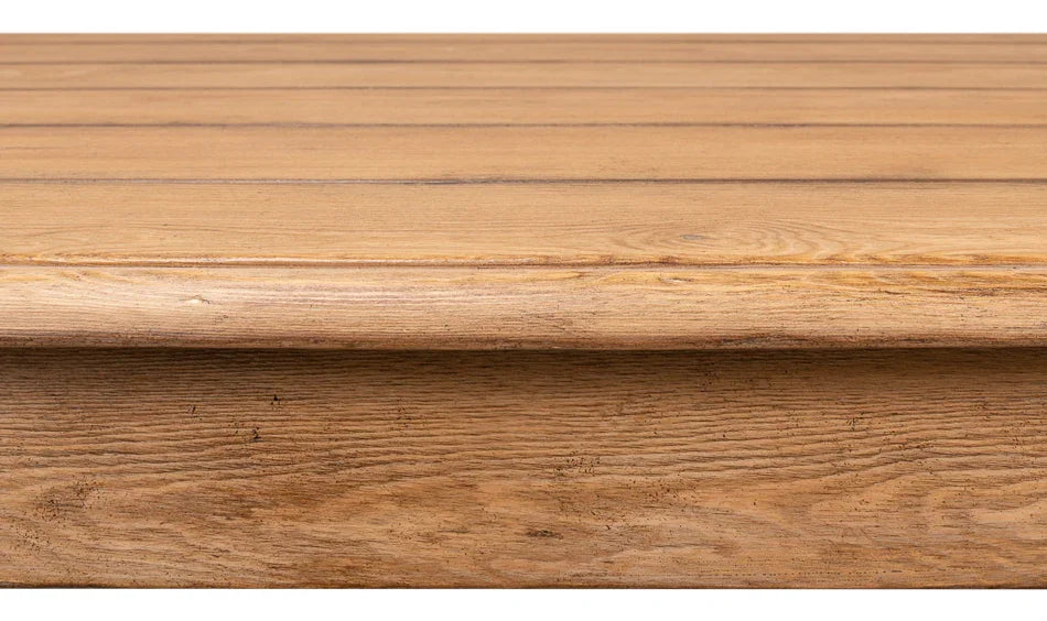 Aged Chestnut Plank Dining Table