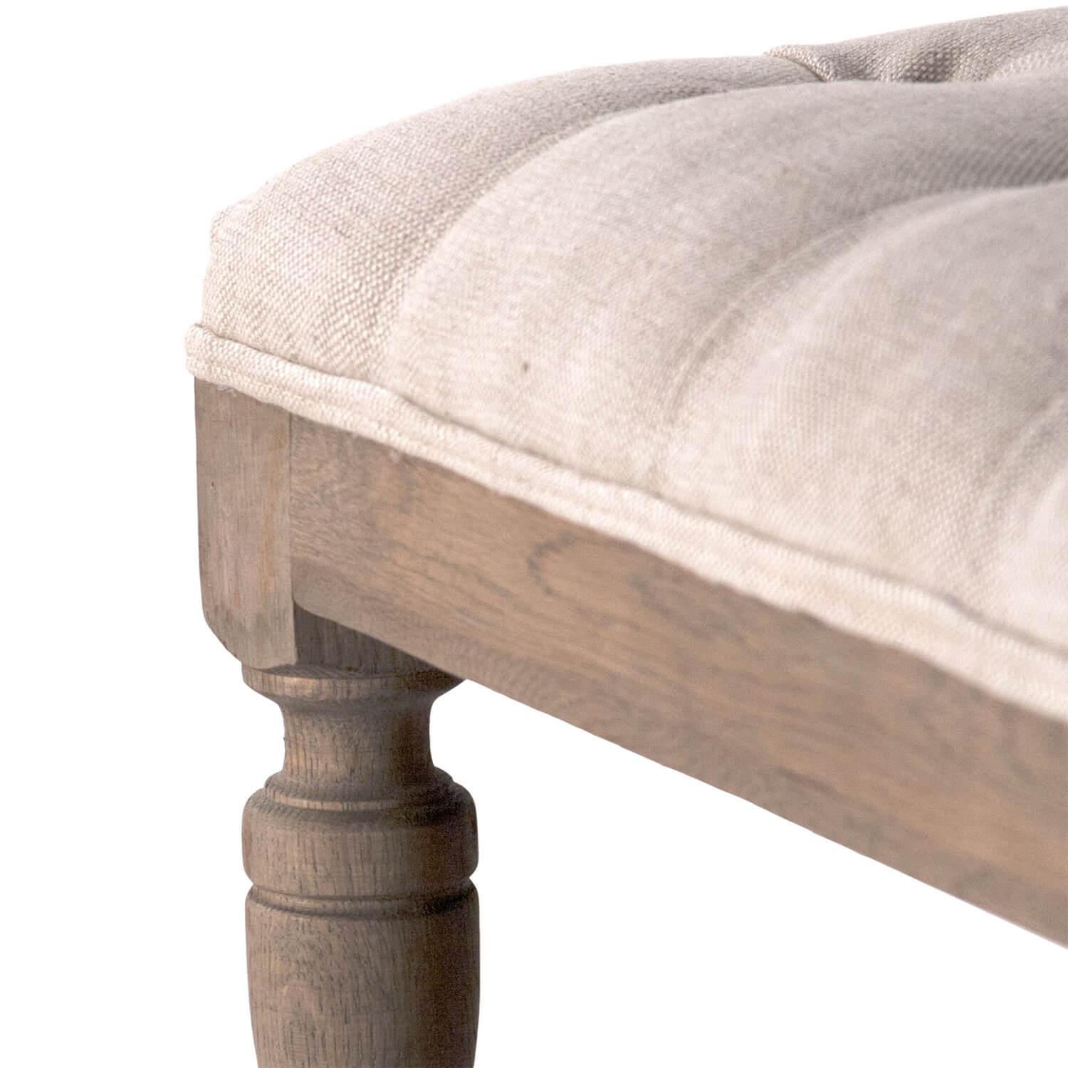 Provence Square Tufted Ottoman - Belle Escape
