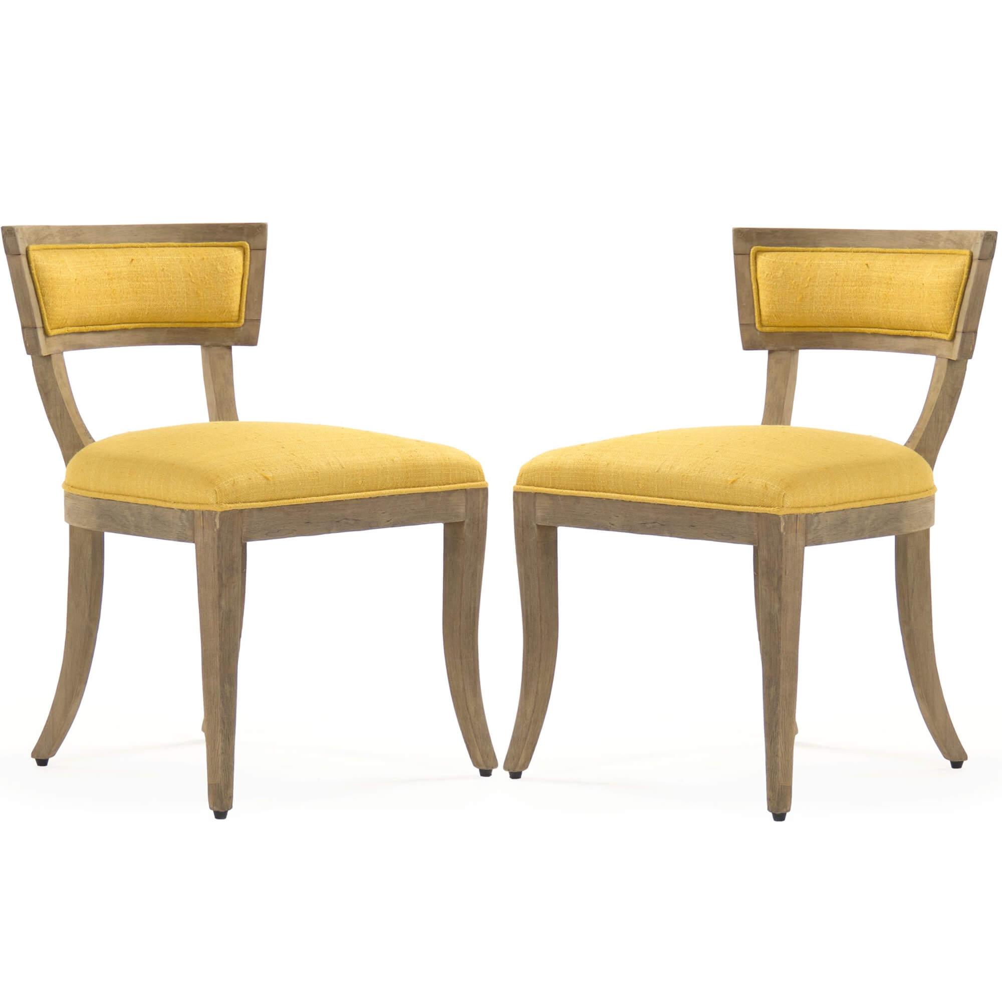 Provence Yellow Side Chairs - Belle Escape