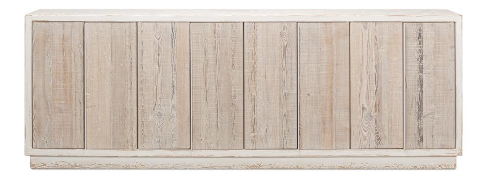 Reclaimed Wood Door White Sideboard - Belle Escape