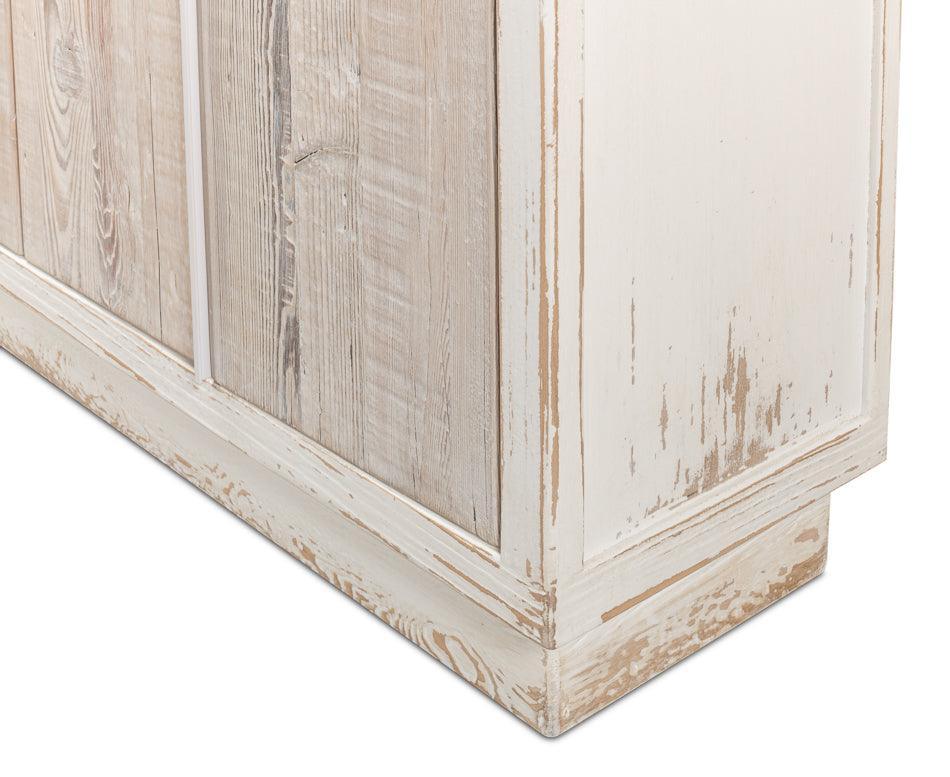 Reclaimed Wood Door White Sideboard - Belle Escape