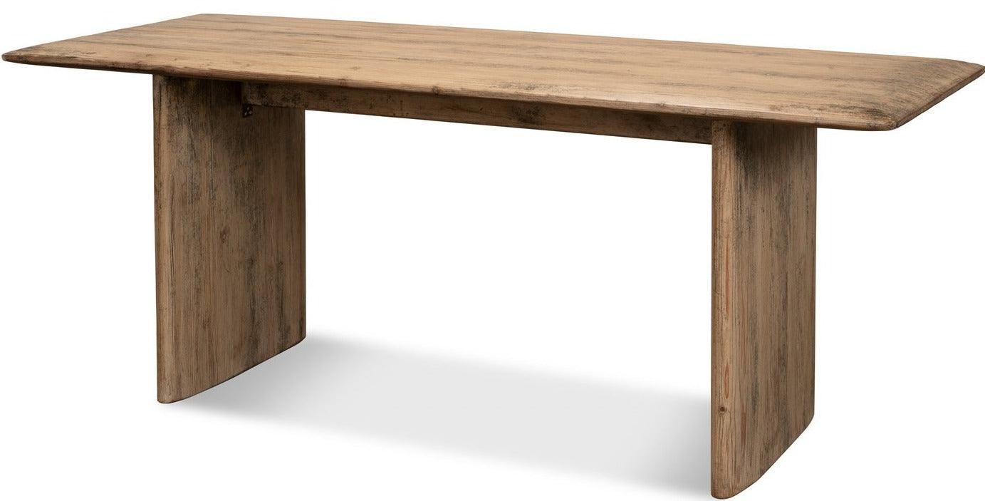 Reclaimed Wood Slab Dining Table - Belle Escape