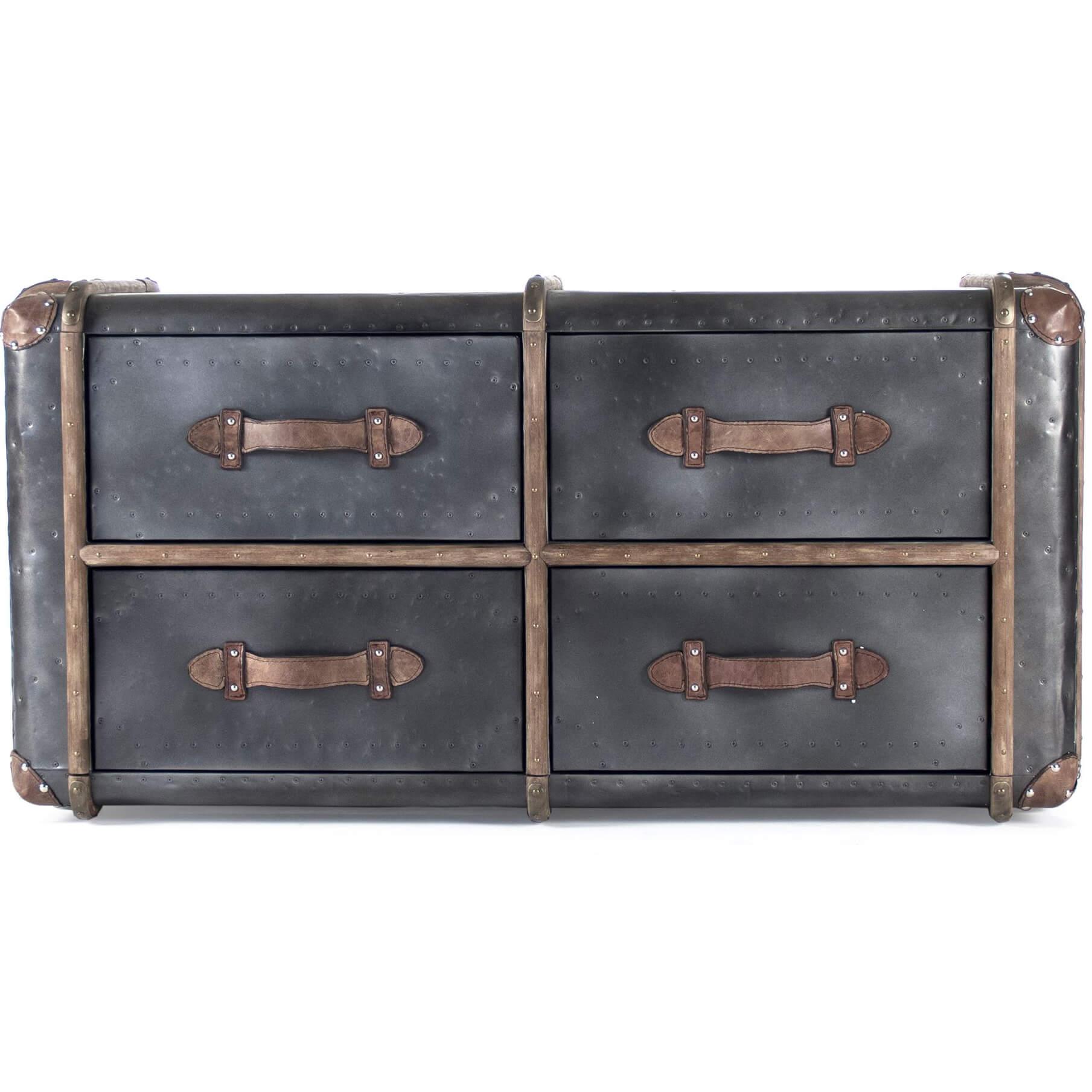 Riveted Iron Steam Chest - Belle Escape