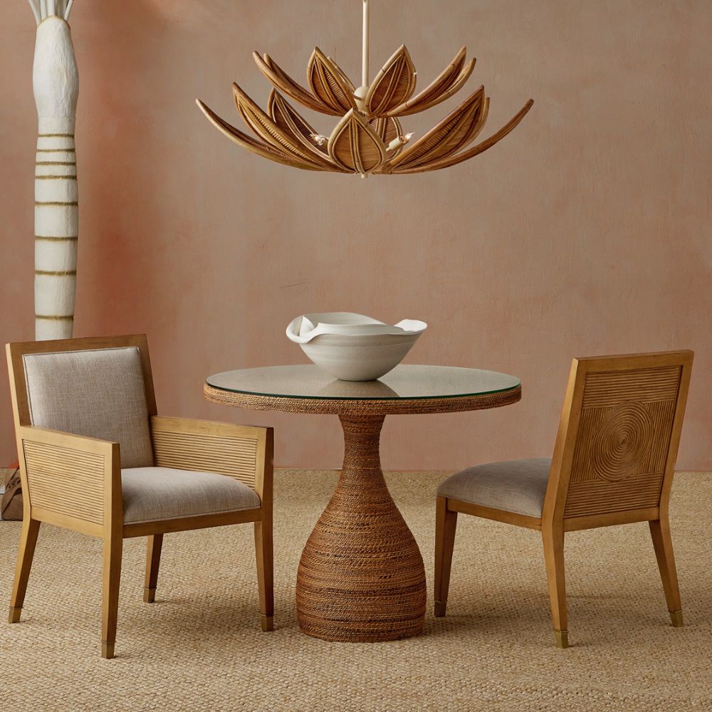 Handwoven Abaca Rope Bistro Table