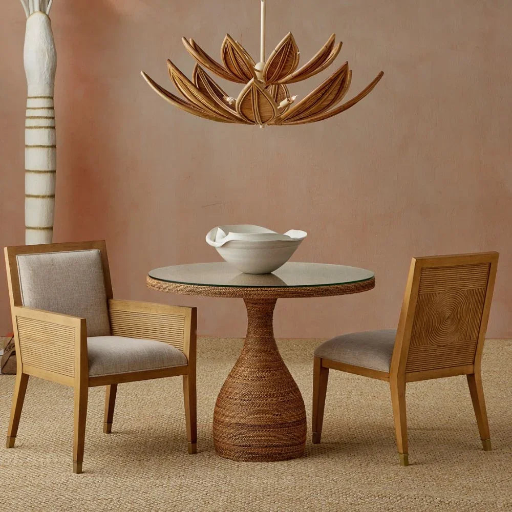 Handwoven Abaca Rope Bistro Table
