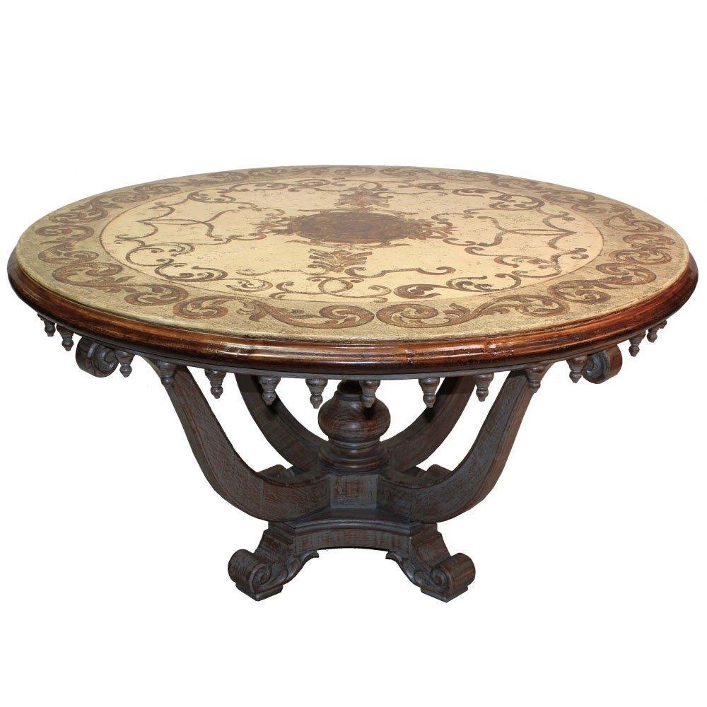 Round Spanish Urn Base Table - Belle Escape