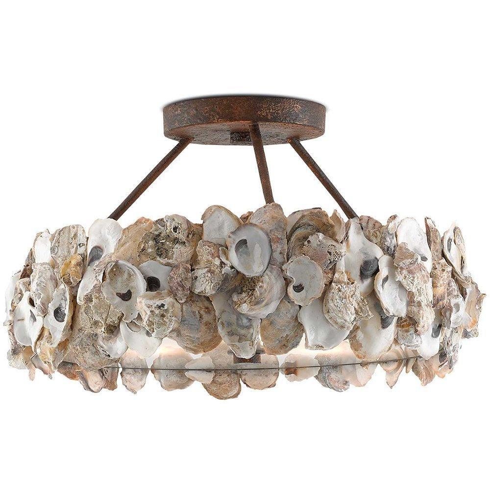 Rustic Oyster Chandelier - Belle Escape