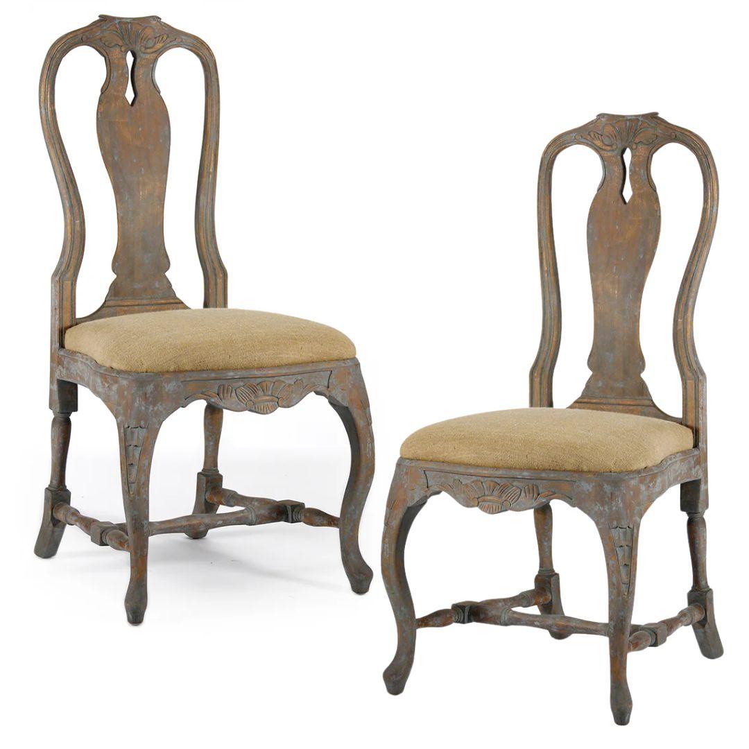 Distressed Provence Dining Chair