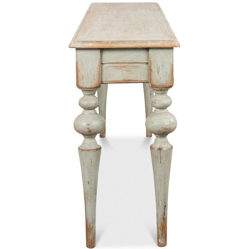 Sage Farmhouse Console Table - Belle Escape