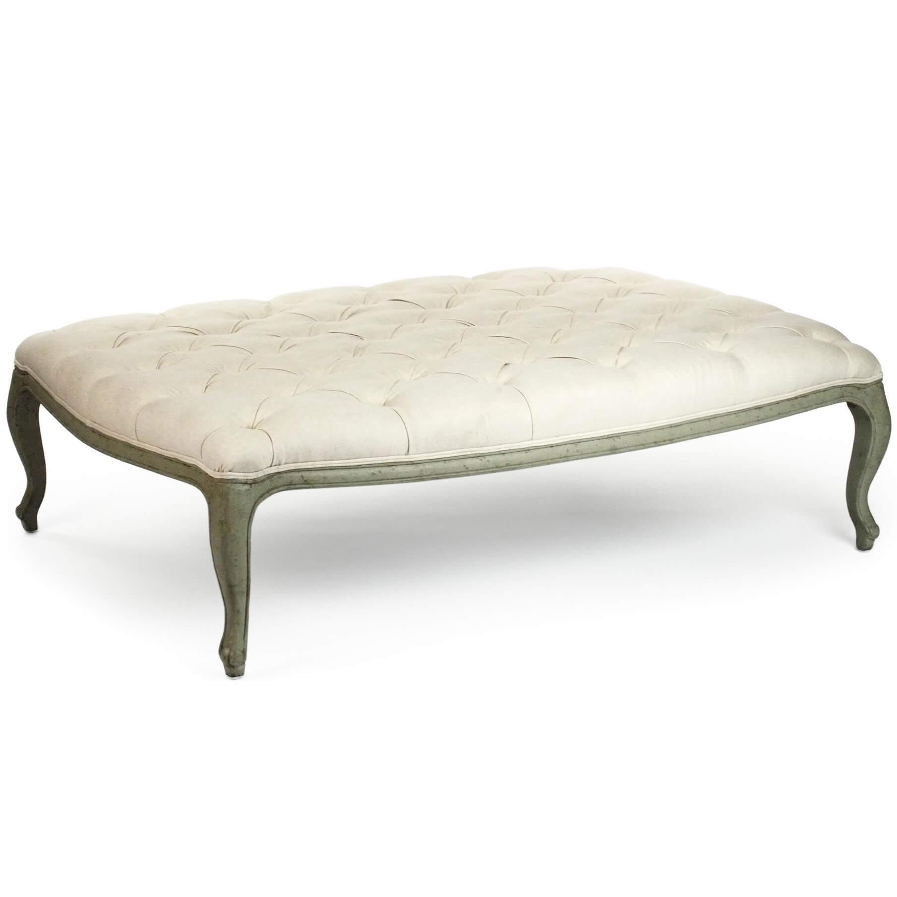 Sage Maison Tufted Ottoman - Belle Escape