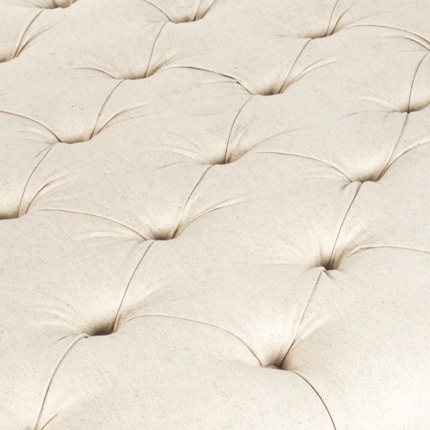 Sage Maison Tufted Ottoman - Belle Escape