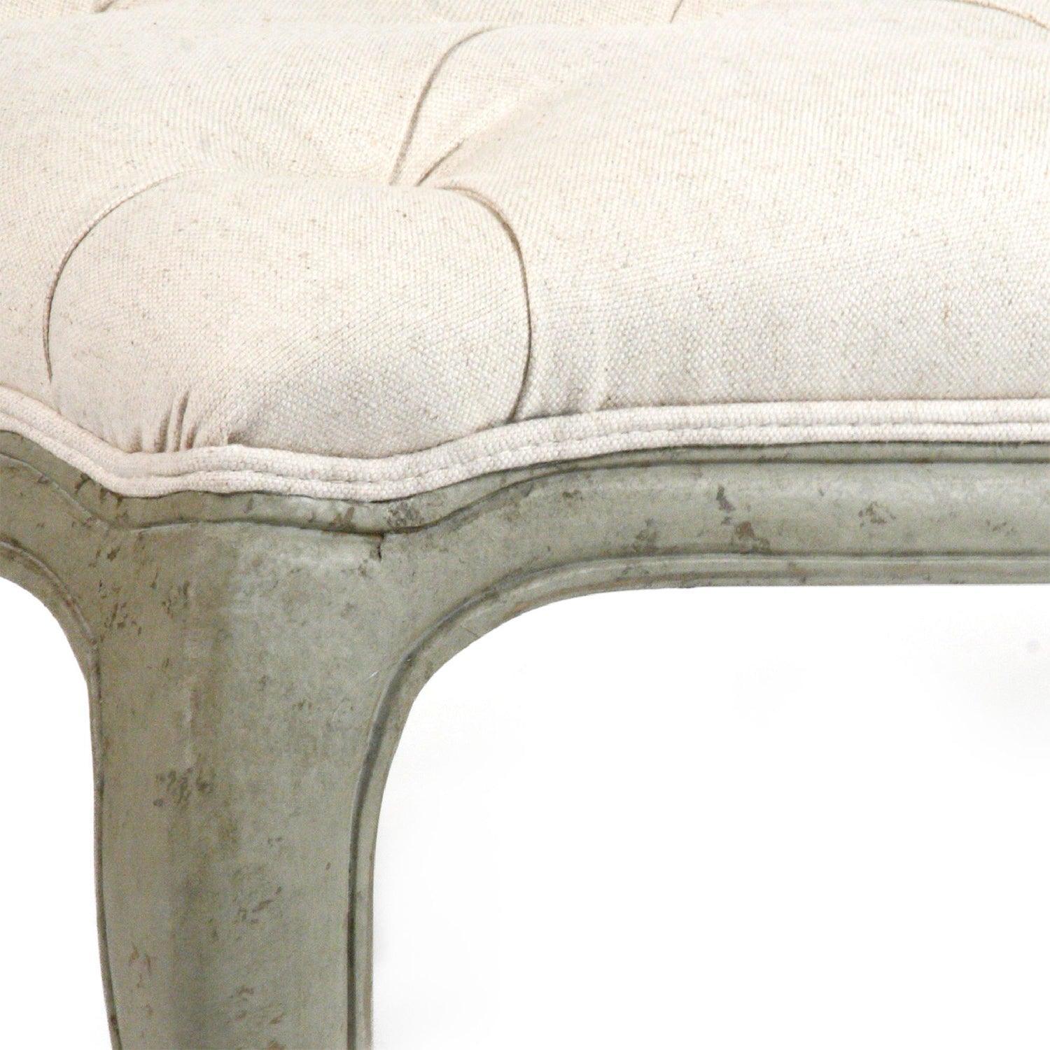Sage Maison Tufted Ottoman - Belle Escape