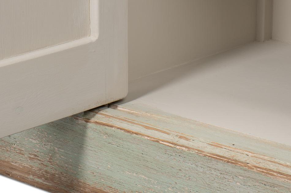 Sage Wood Top Farmhouse Sideboard - Belle Escape