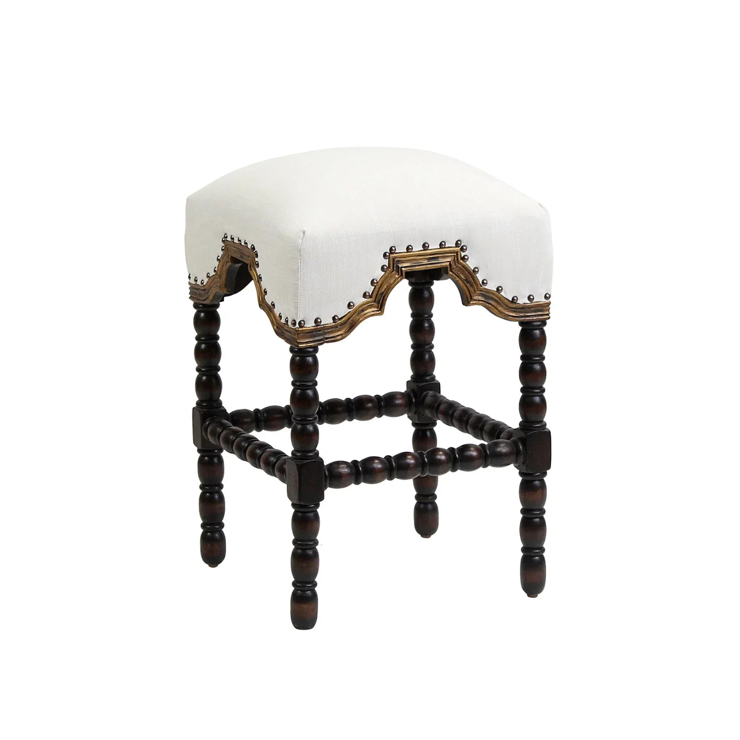 Moroccan Turned Leg Stool