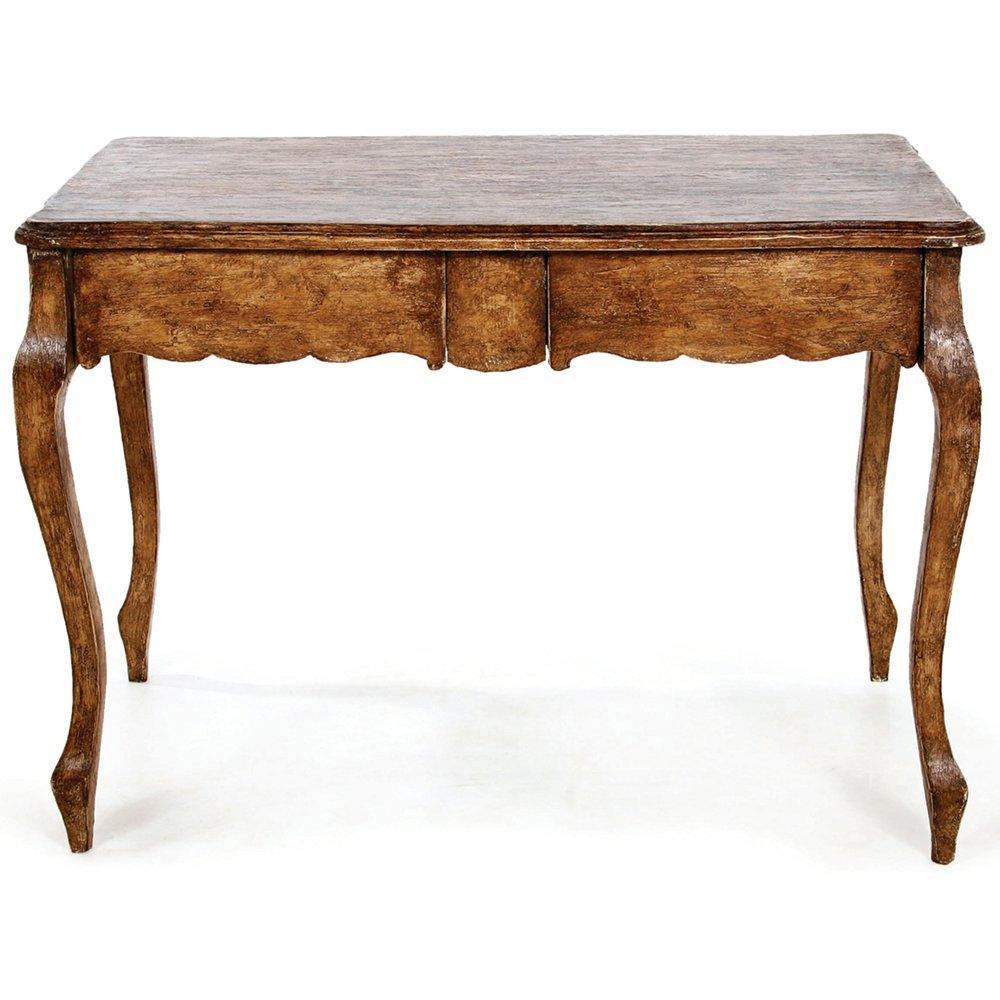 Scalloped French Writing Desk - Belle Escape