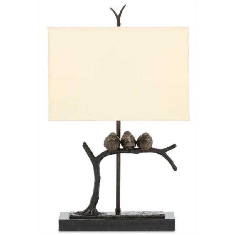 Sculpted Sparrow Lamp - Belle Escape