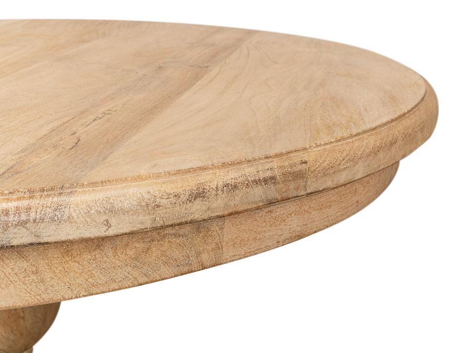 Sienna Farmhouse Round Dining Table - Belle Escape