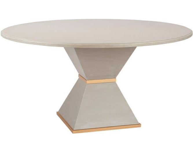 Silhouette Round Pedestal Dining Table - Belle Escape