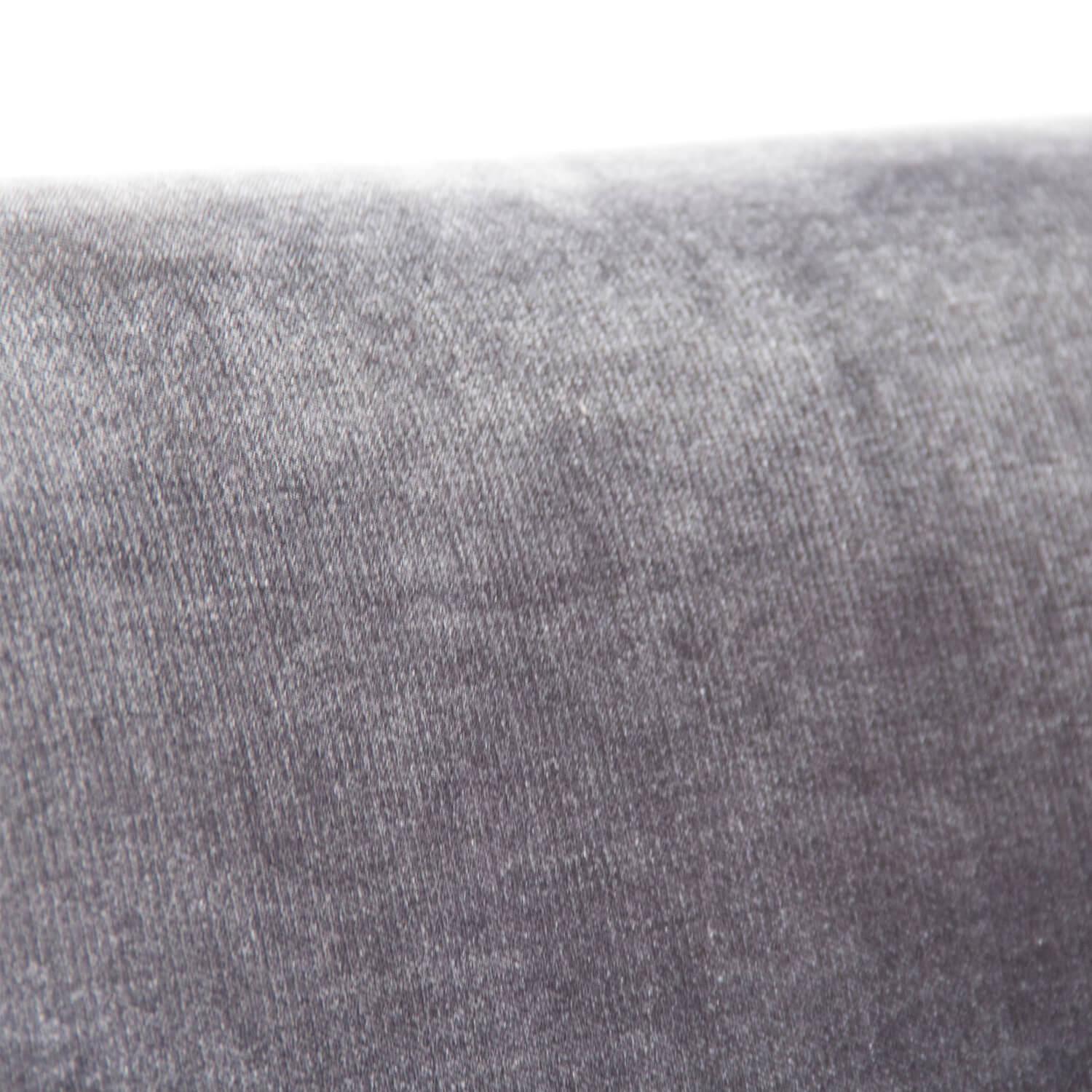 Smokey Gray Nail Studded Settee - Belle Escape