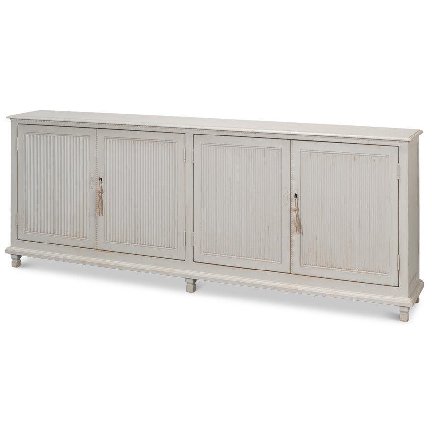 Soft Gray Harper Sideboard - Belle Escape