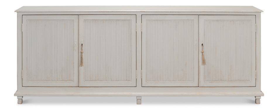 Soft Gray Harper Sideboard - Belle Escape